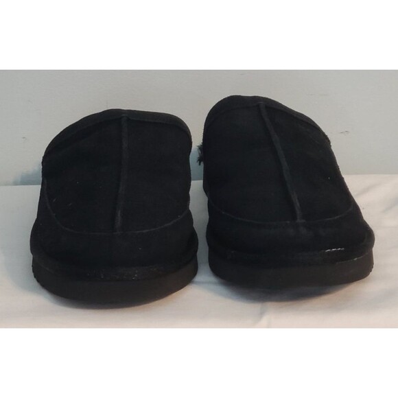 Koolaburra UGG Men 11 Bordon Suede Scuff Slip On Hand Free Slippers Black Casual - Picture 5 of 10